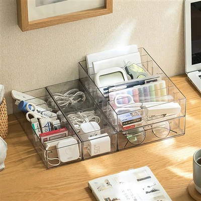 Caja de almacenamiento de cable de datos dividida