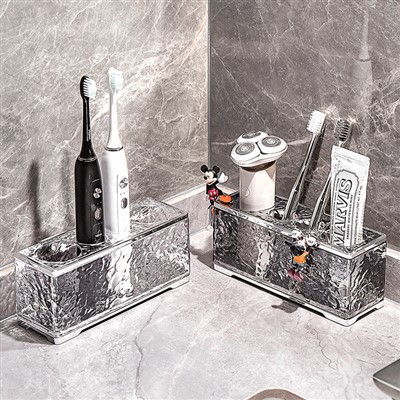 Portacepillos de dientes con forma de ondas de agua